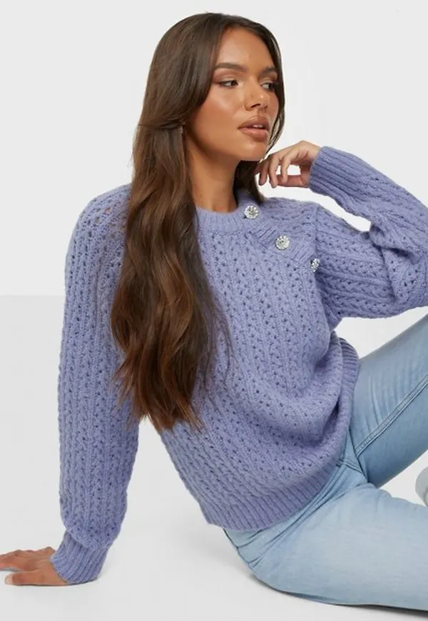 Y.A.S Yasiriso Ls Knit Pullover S. Stickade tröjor