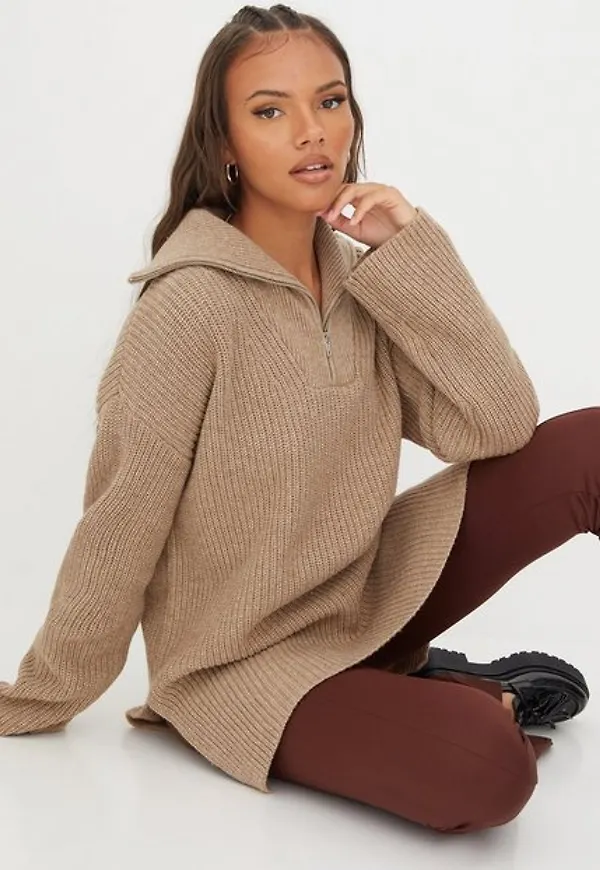 Selected Femme Slfkally Ls Knit High Neck W Stickade tröjor
