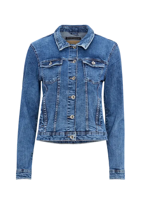 Only - Jeansjacka onlTia Denim Jacket - Blå