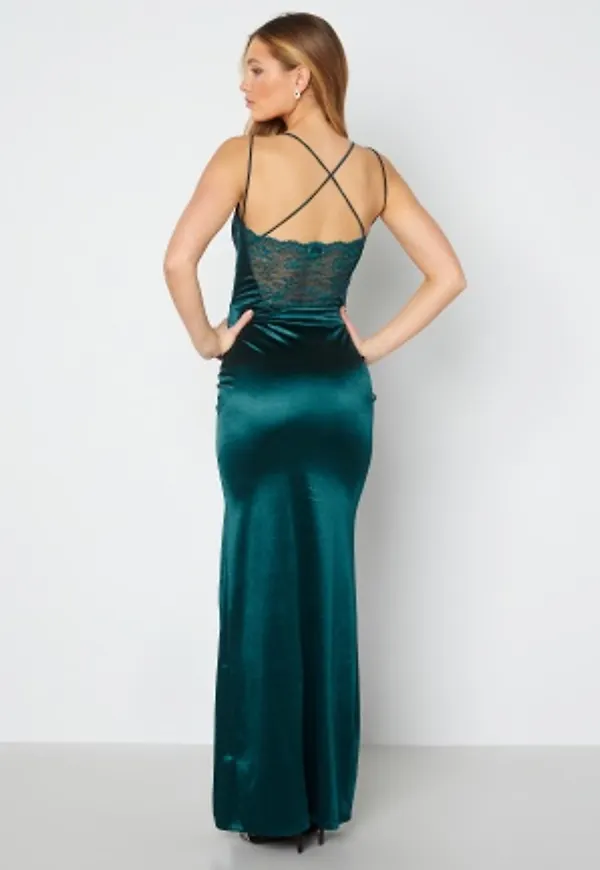 Bubbleroom Occasion Farona Gown Dark green 42