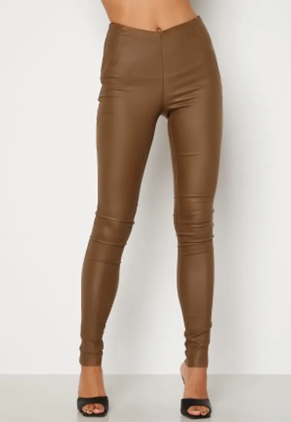Object Collectors Item Belle Coated Leggings Sepia 38