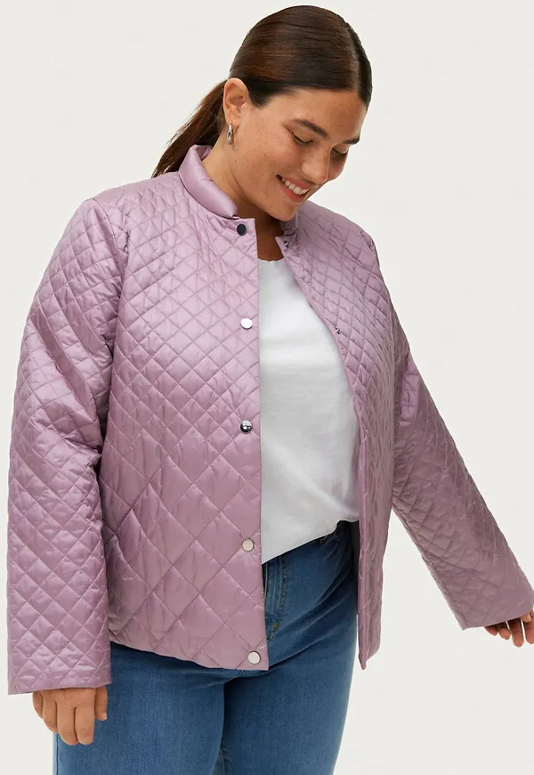 Persona by Marina Rinaldi - Jacka Quilted Mantel Pablo - Lila