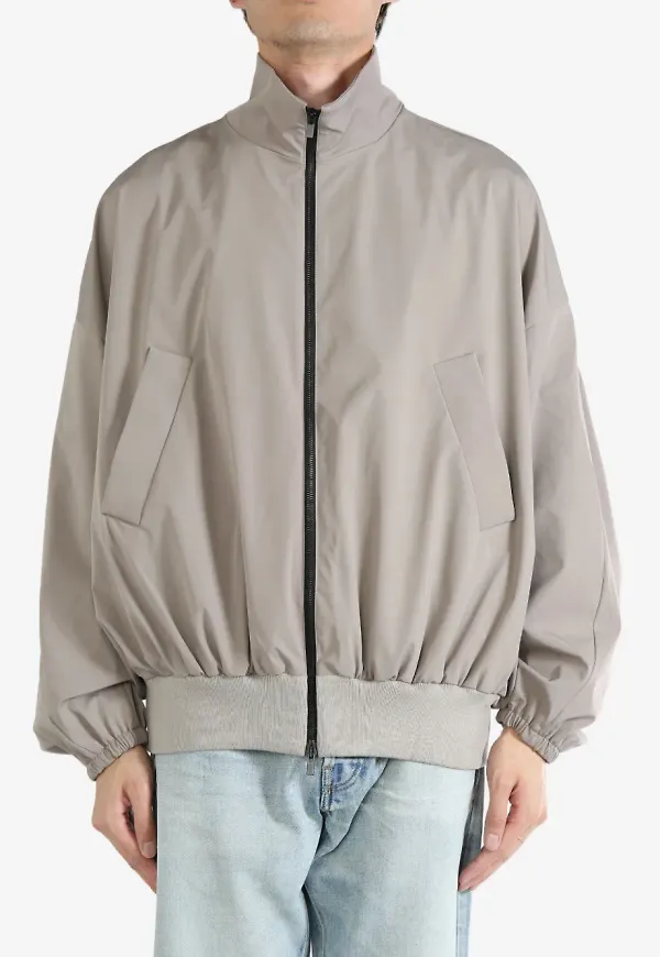 Fear Of God zipped bomber jacket - Grå