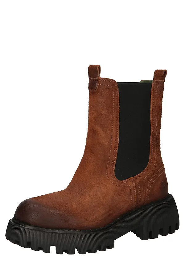 FELMINI Chelsea boots 'Licia' karamell / svart