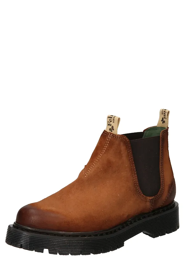 FELMINI Chelsea boots konjak / svart