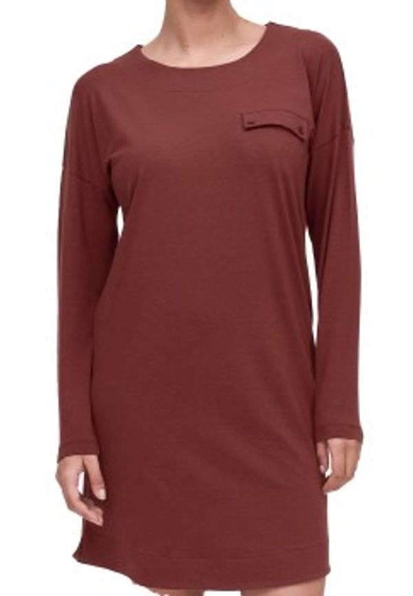 Femilet Luna Big Shirt LS Röd 46 Dam