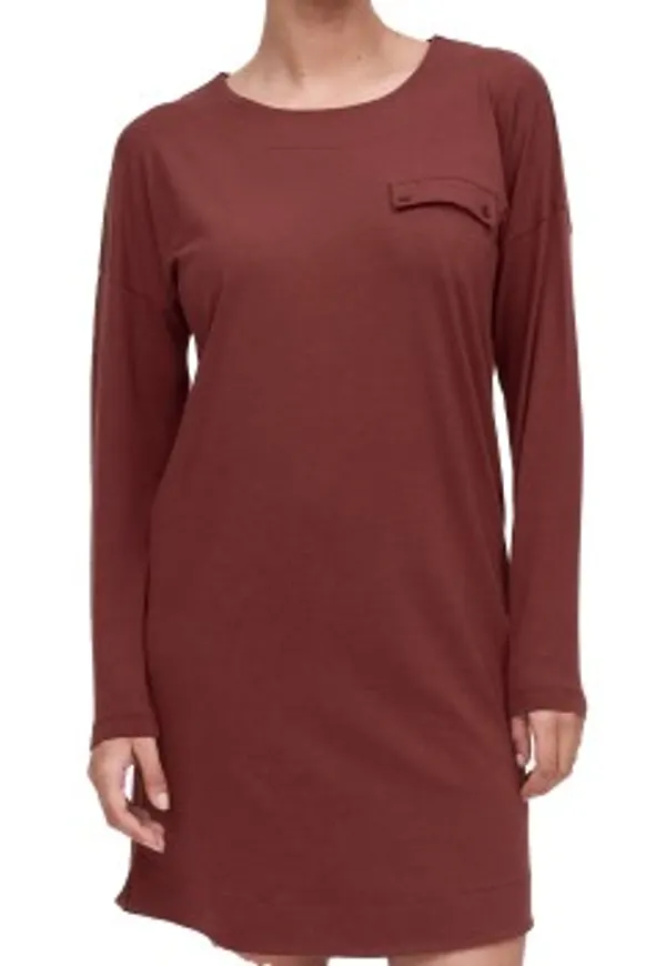 Femilet Luna Big Shirt LS Röd 46 Dam