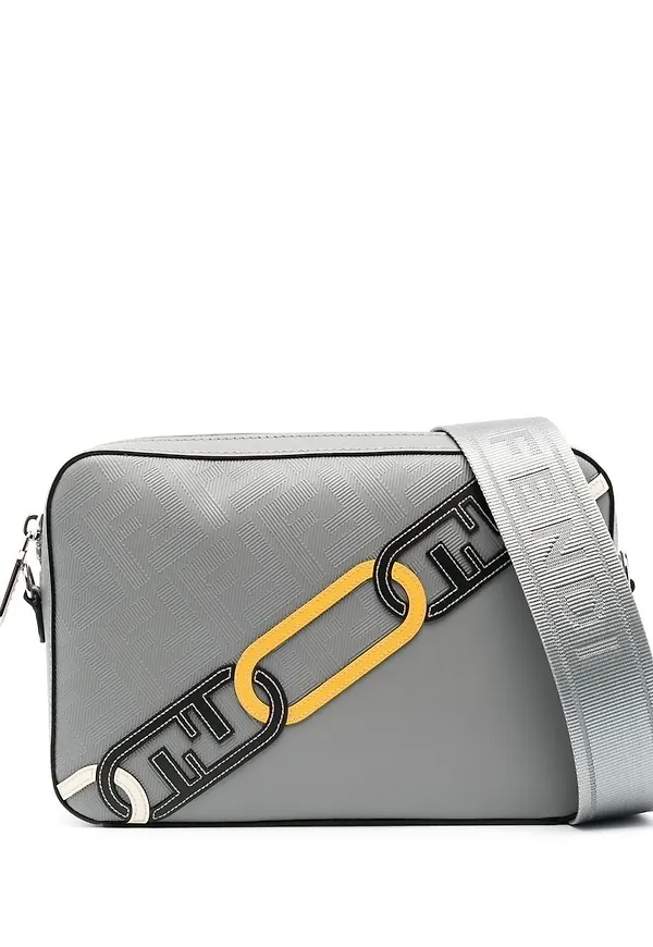 Fendi axelväska med monogram - Grå