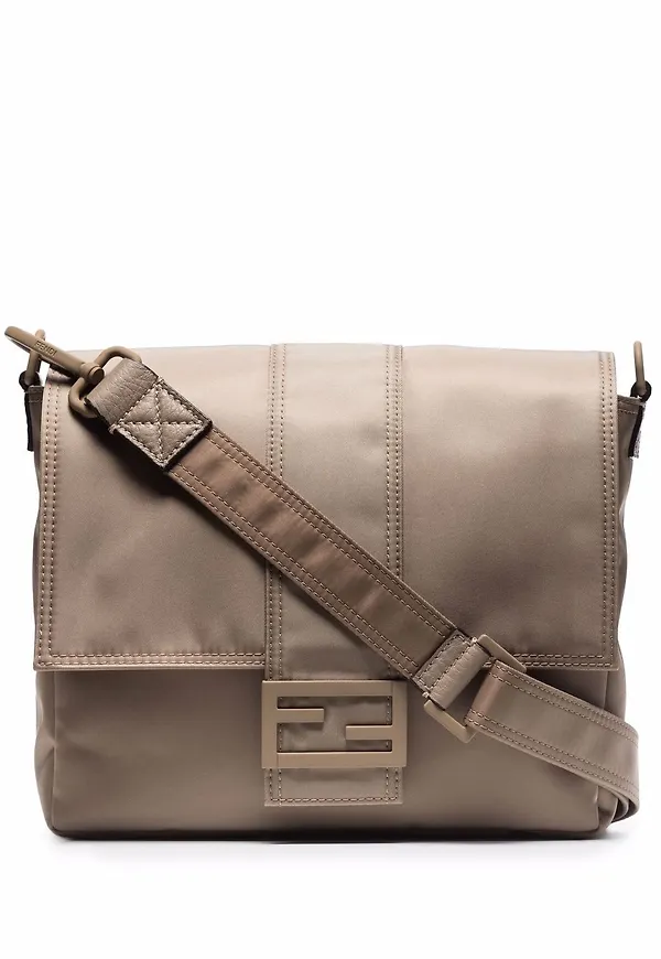 Fendi Baguette axelremsväska - Neutral