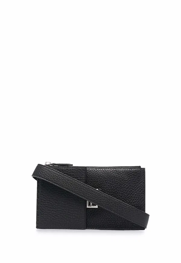 Fendi Baguette liten axelremsväska - Svart