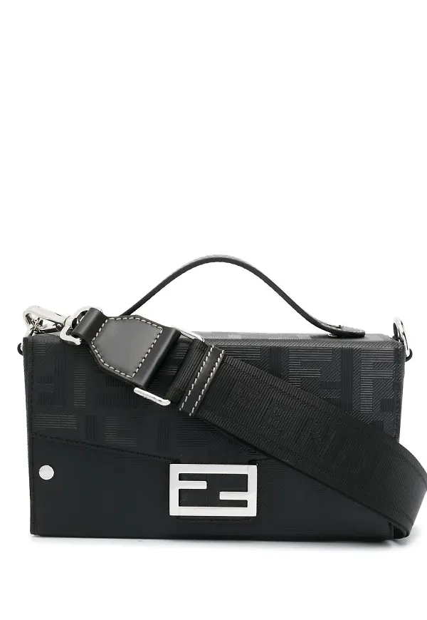 Fendi Baguette Soft Trunk väska - Svart