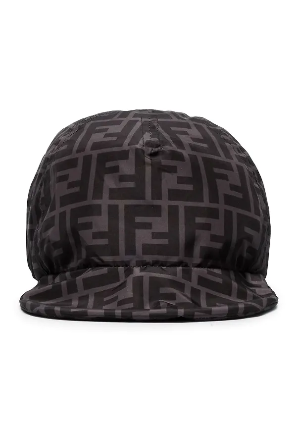 Fendi basebollkeps med monogram - Svart