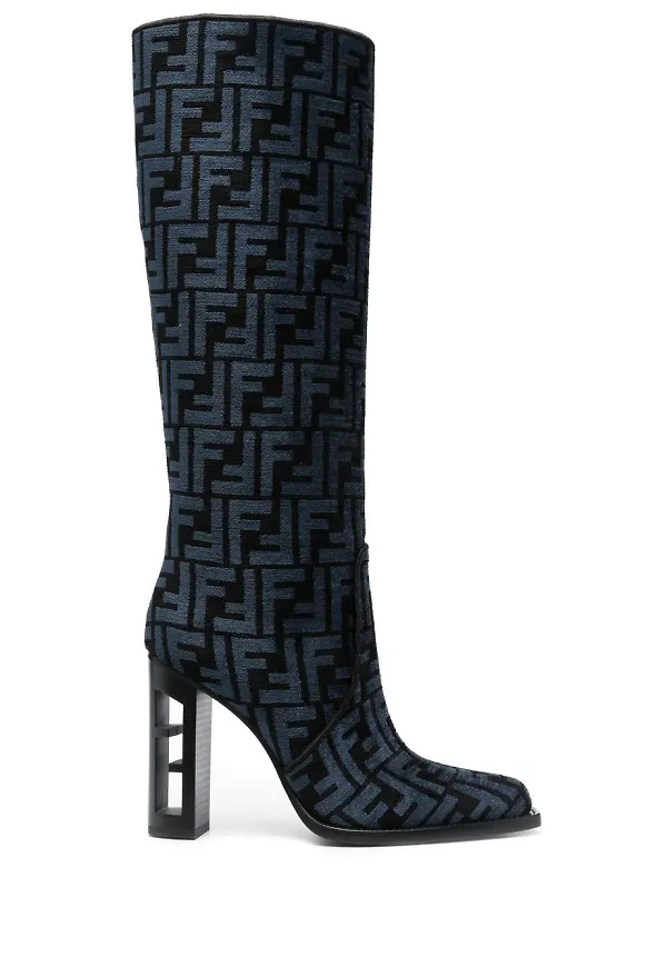 Fendi Cut 110 mm stövlar - Svart