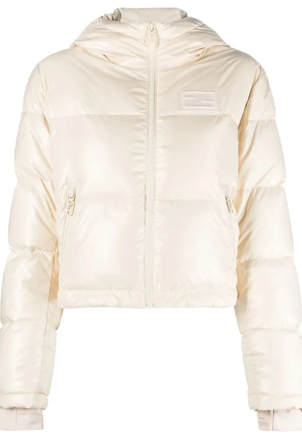 Fendi dunjacka i puffmodell - Neutral
