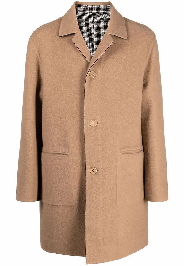 Fendi enkelknäppt kappa - Brun
