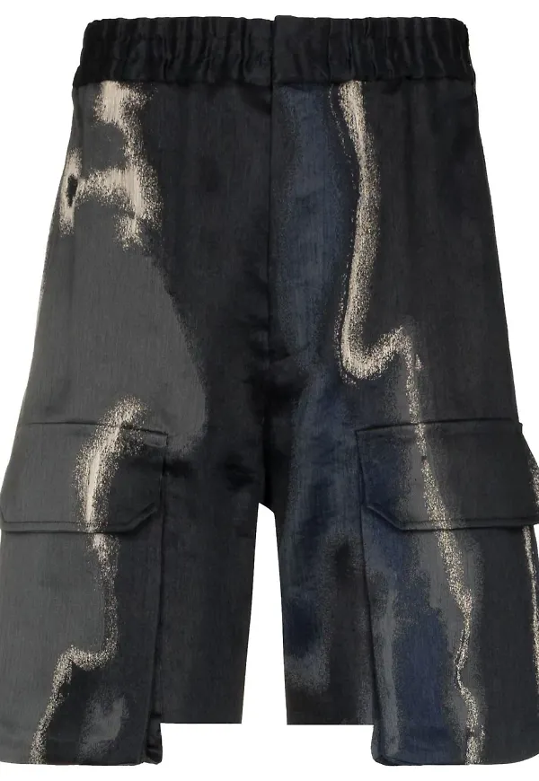 Fendi Fendi Earth cargoshorts - Svart