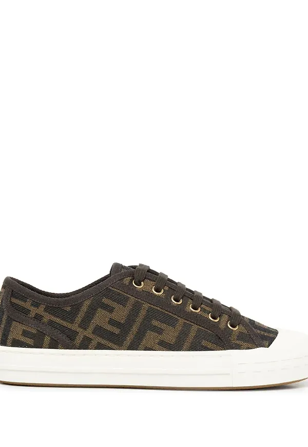 Fendi FF Domino sneakers - Brun