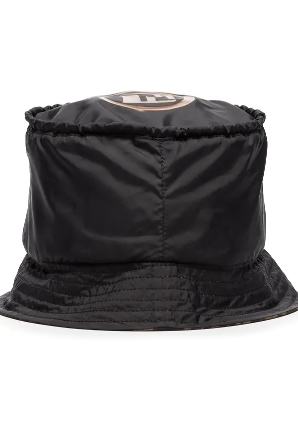 Fendi fiskarhatt med monogram - Svart