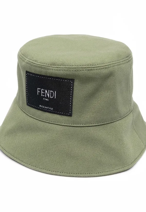Fendi fiskehatt med dragkedja - Grön