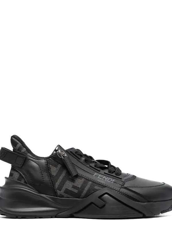 Fendi Flow Low låga sneakers - Svart