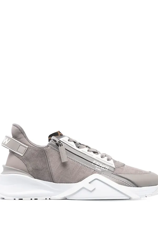 Fendi Flow låga sneakers - Grå