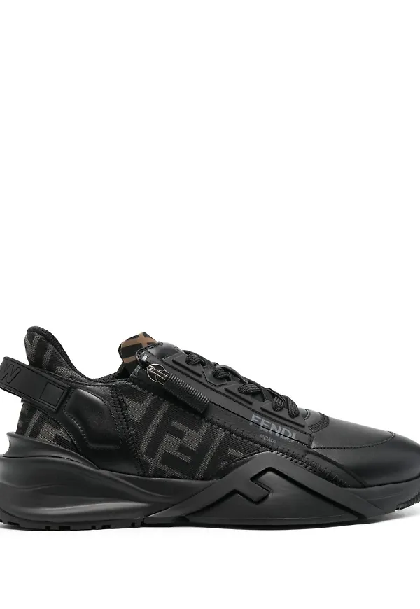 Fendi Flow låga sneakers - Svart