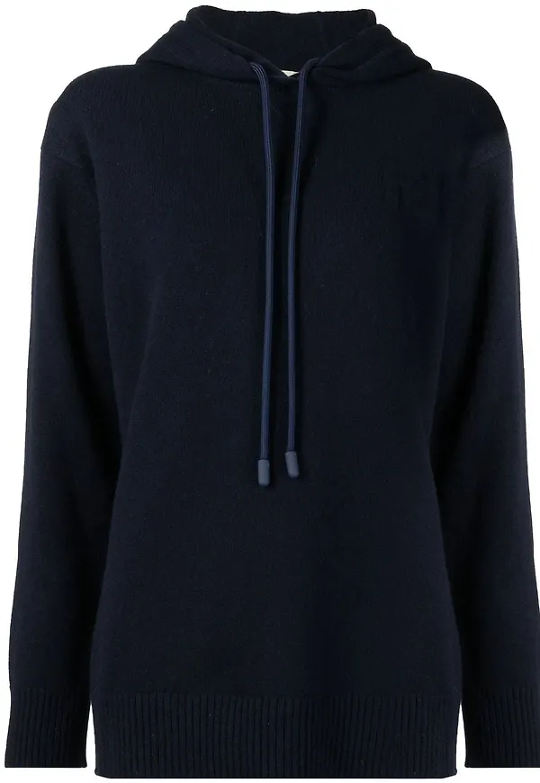 Fendi hoodie med dragsko - Blå
