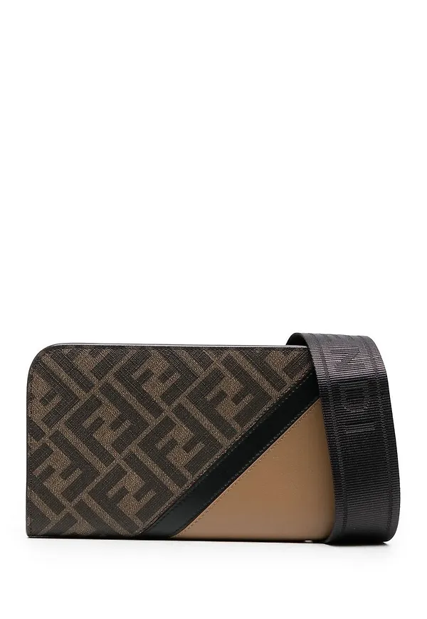 Fendi kameraväska med monogram - Brun