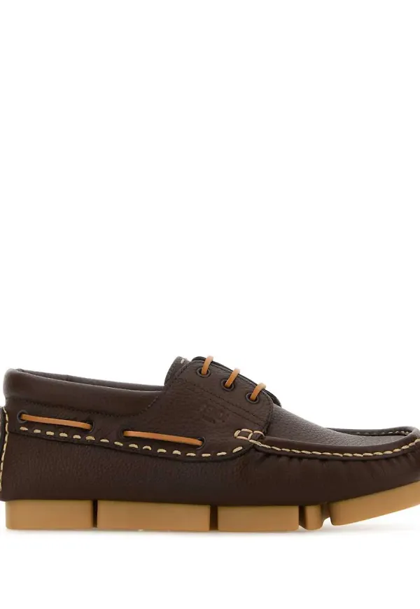 FENDI loafers med snörning - Brun