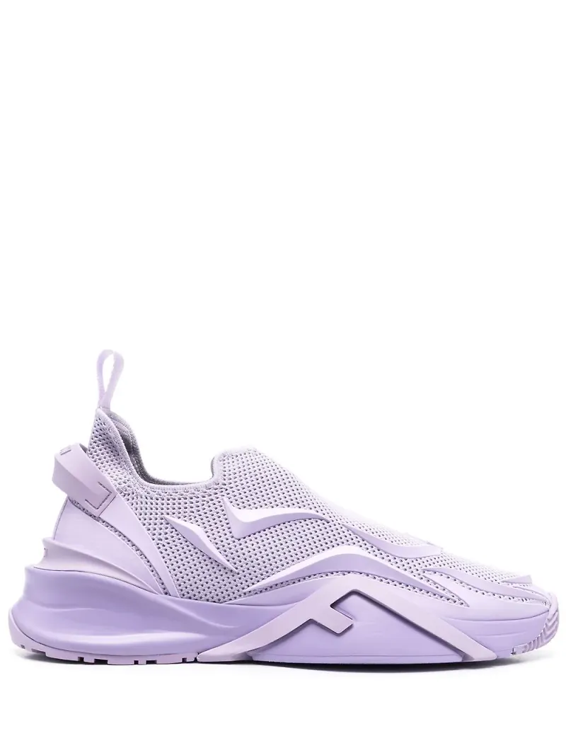 Fendi låga slip on-sneakers - Lila