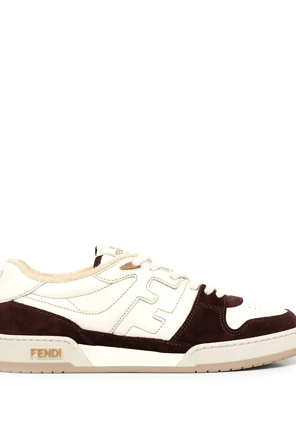 Fendi Match låga sneakers - Neutral