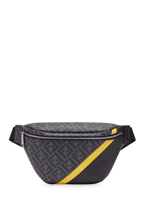 Fendi midjeväska med panel - Svart