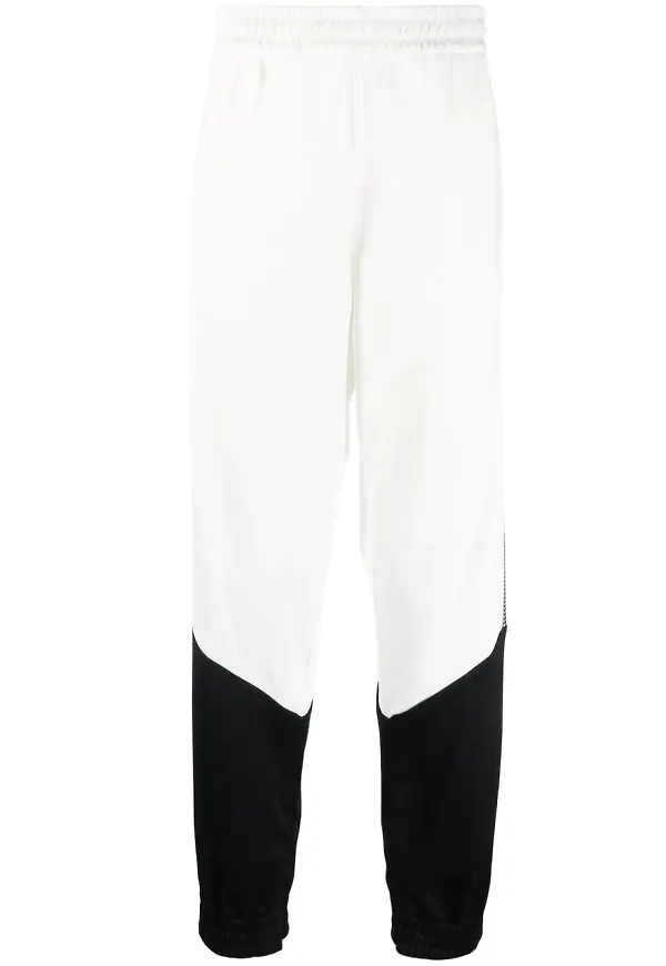 Fendi mjukisbyxor med monogram - Vit