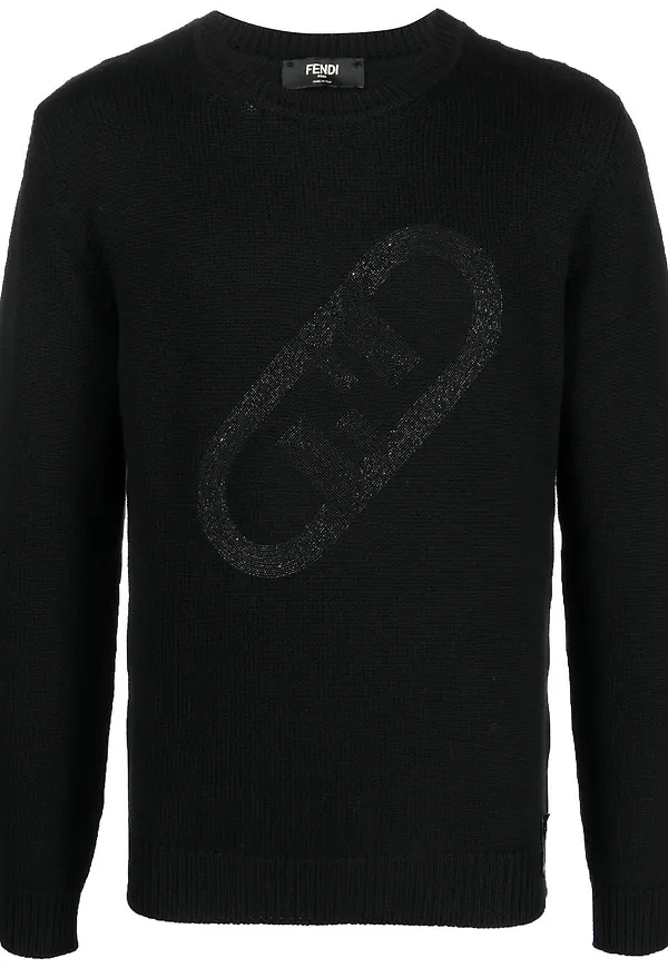 Fendi O'Lock tröja - Svart