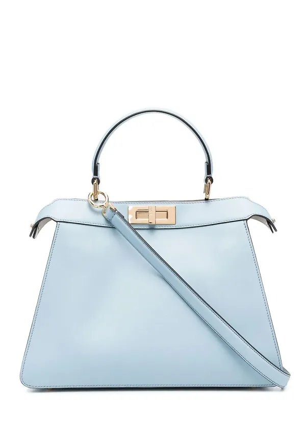 Fendi Peekaboo Iseeu totebag - Blå