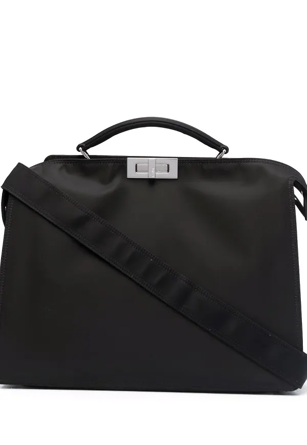 Fendi Peekaboo ISeeU totebag - Svart