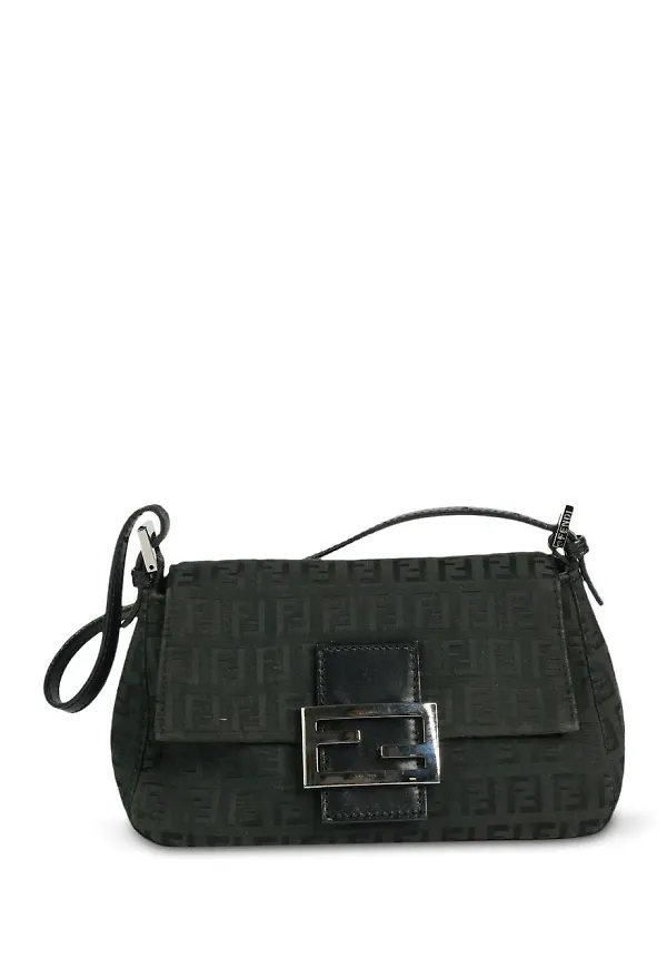 Fendi Pre-Owned Mamma Baguette axelväska - Svart