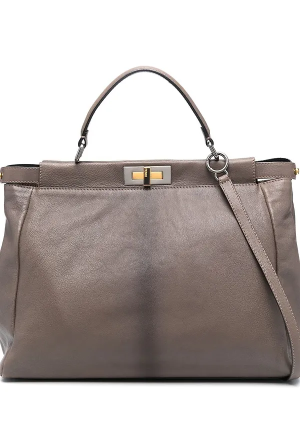 Fendi Pre-Owned Peekaboo totebag från 2010-talet - Brun