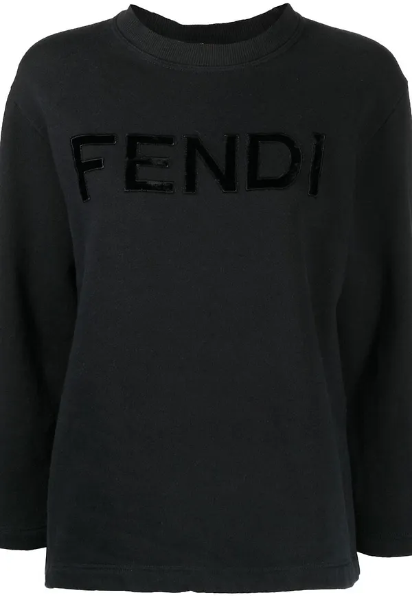 Fendi Pre-Owned sweatshirt från 1990-2000-talet - Blå