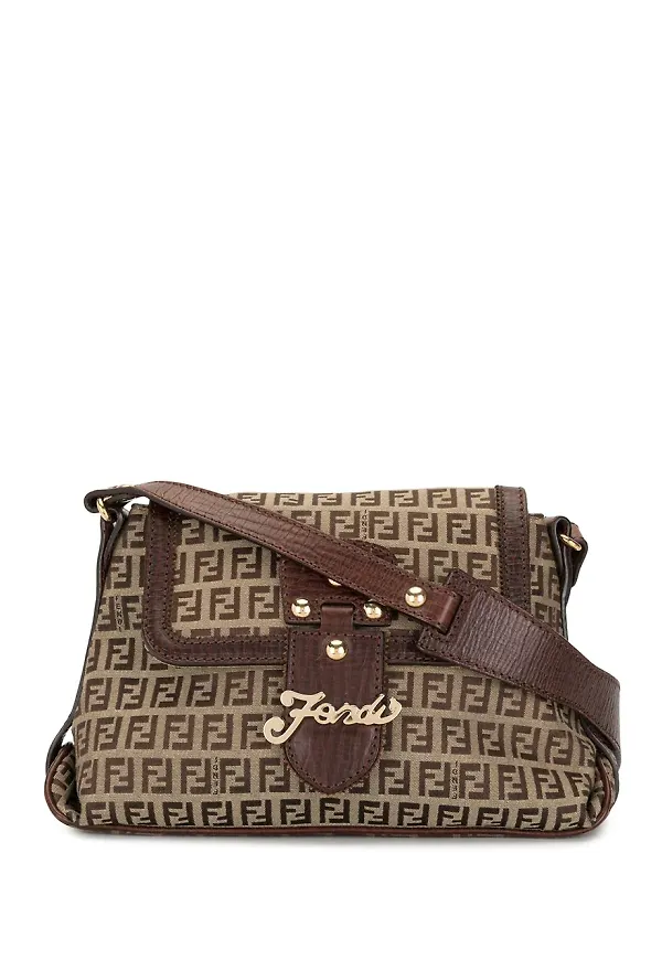Fendi Pre-Owned Zucchino axelväska - Brun
