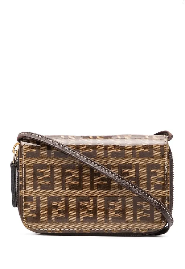Fendi Pre-Owned Zucchino kontinentalplånbok - Brun
