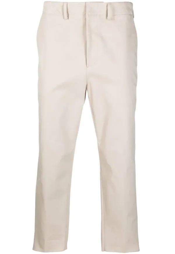 Fendi raka trekvartsbyxor - Neutral