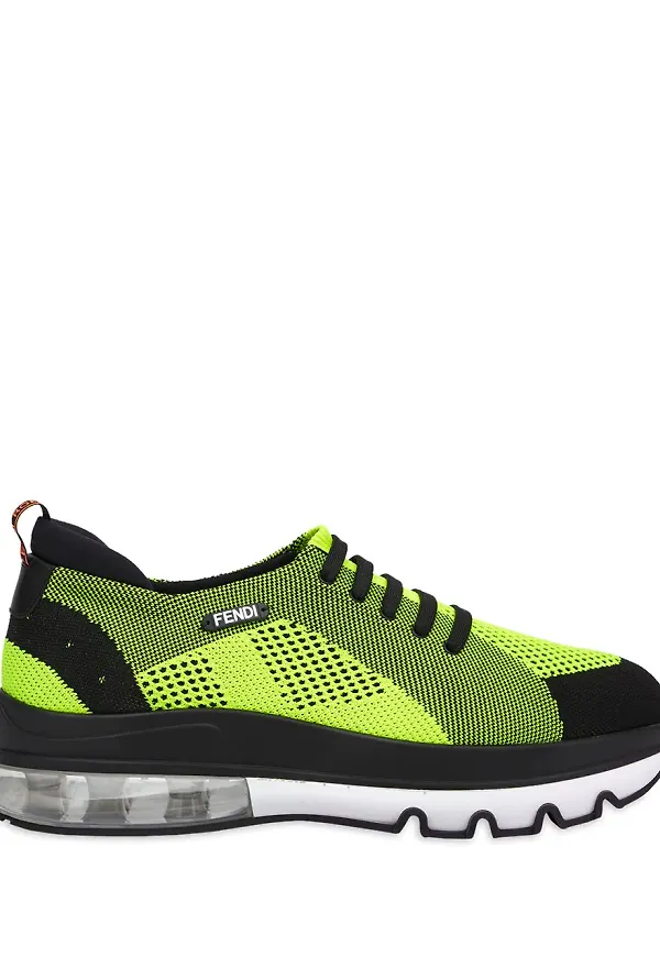 Fendi slip on-sneakers - Grön