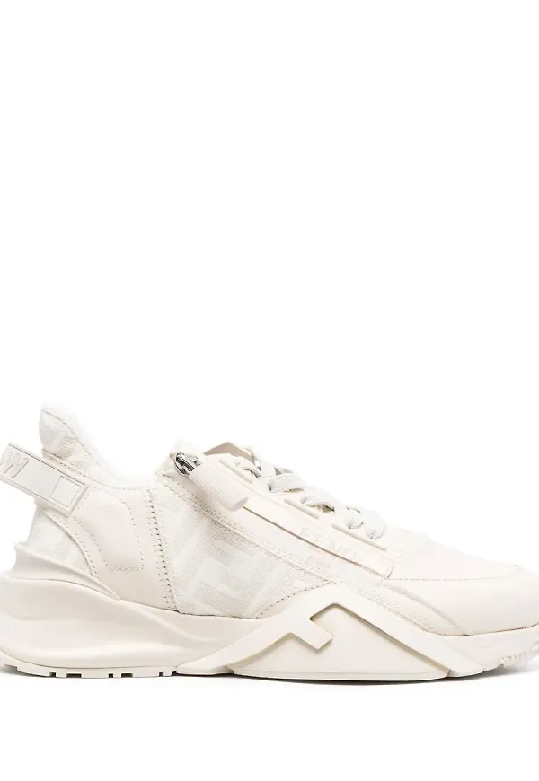 FENDI sneakers med logotyp - Neutral
