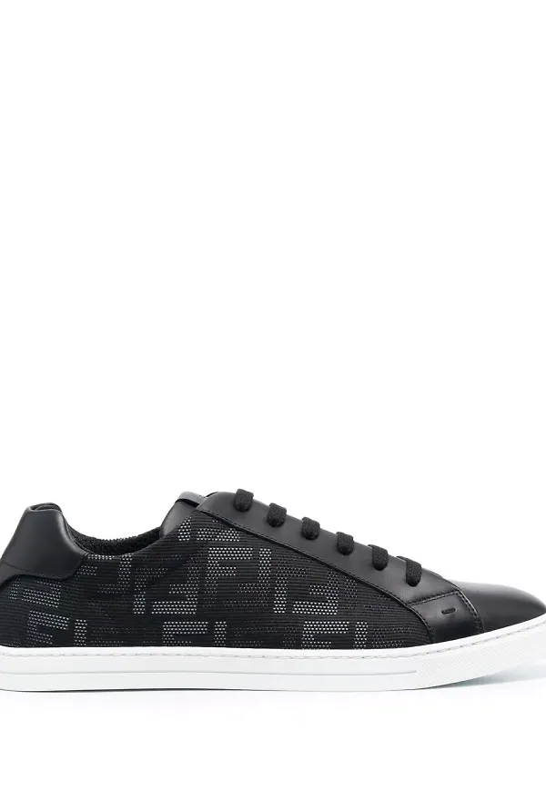 Fendi sneakers med monogram - Svart
