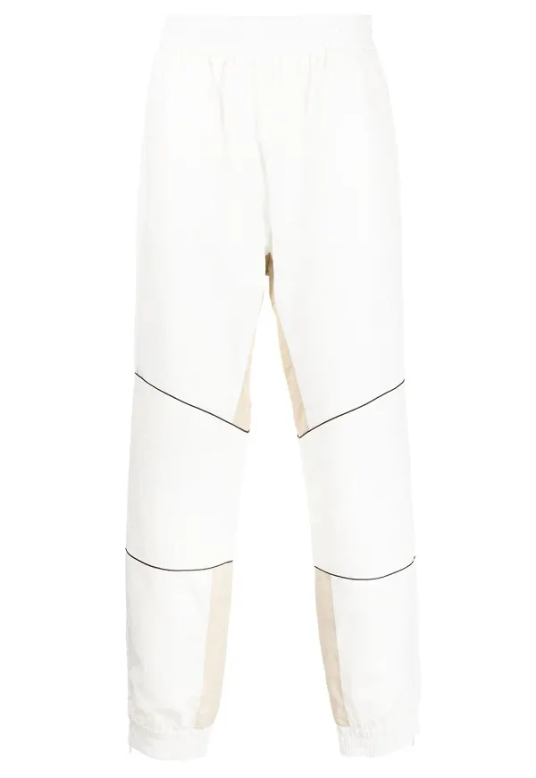 Fendi sweatpants med kontrastpanel - Vit