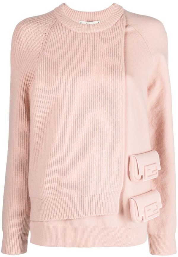 Fendi tröja med ficka - Rosa