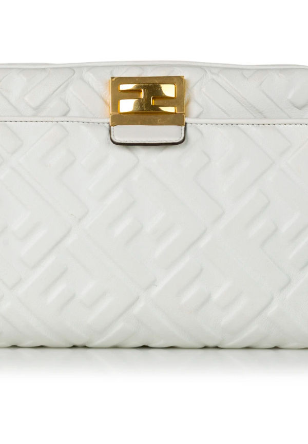 Fendi Vintage - Vintage Väskor - Vit - Dam - Storlek: ONE Size