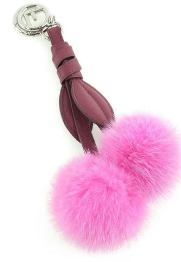 Fendi Vintage Pre-owned Läder nyckelhllare Rosa, Dam