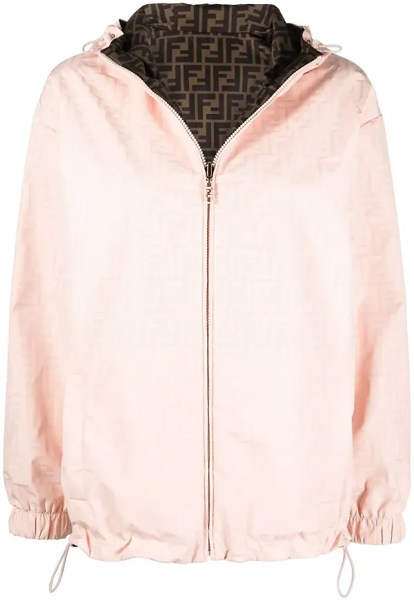 Fendi vändbar jacka - Rosa